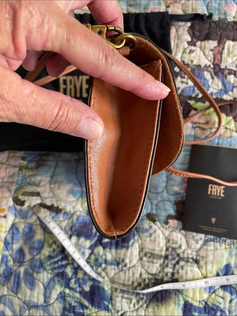 Frye wallet crossbody